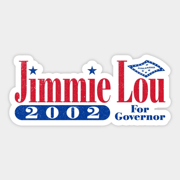 Jimmie Lou 2002 Sticker by rt-shirts